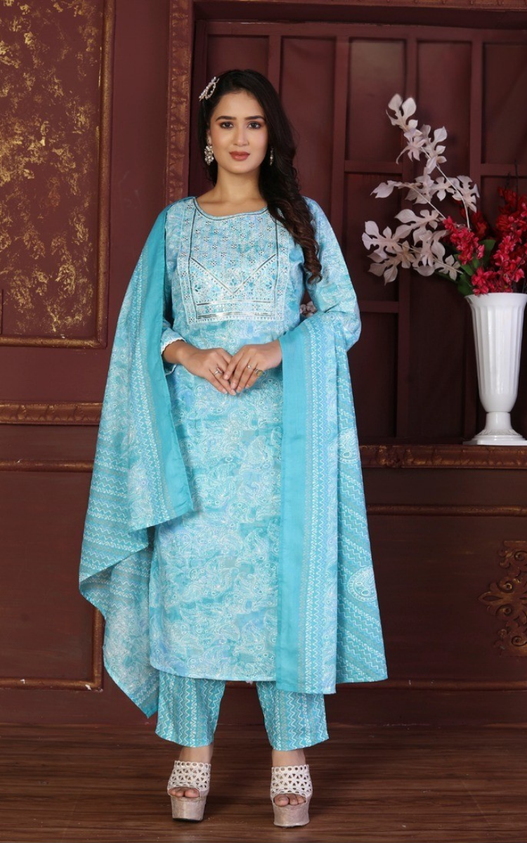 Sky Mirage Kurta Set