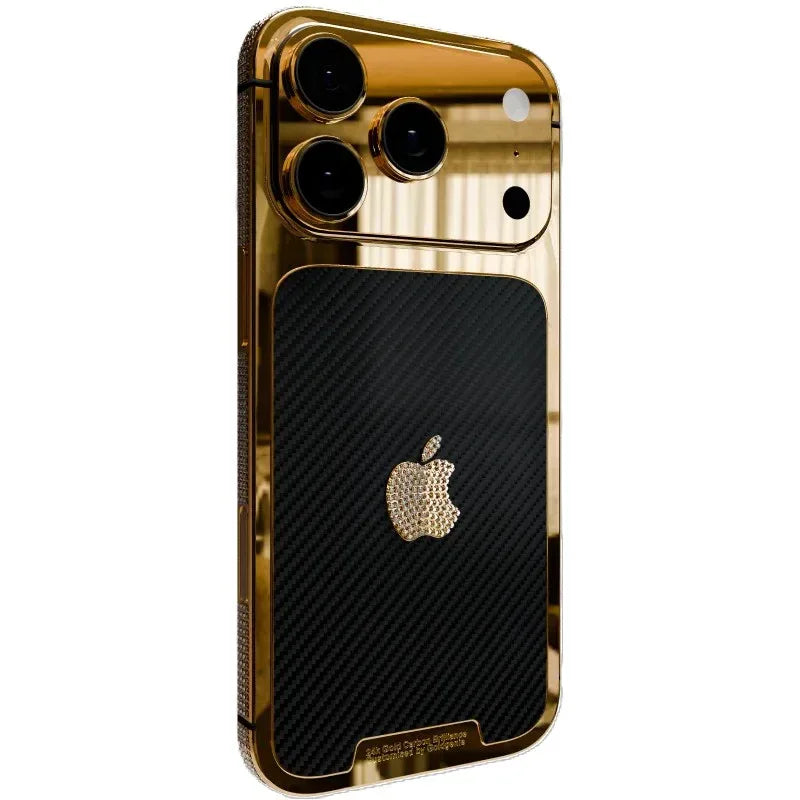 24K-Gold-Carbon-Brilliance-iPhone-17-Pro-Pro-Max - Taishina