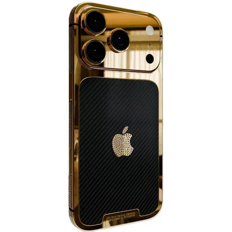 24K-Gold-Carbon-Diamond-iPhone-17-Pro-Pro-Max - Taishina