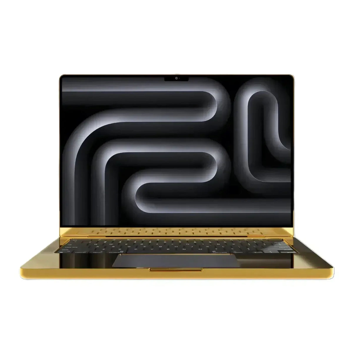 24k-Gold-MacBook-Pro-front - Taishina