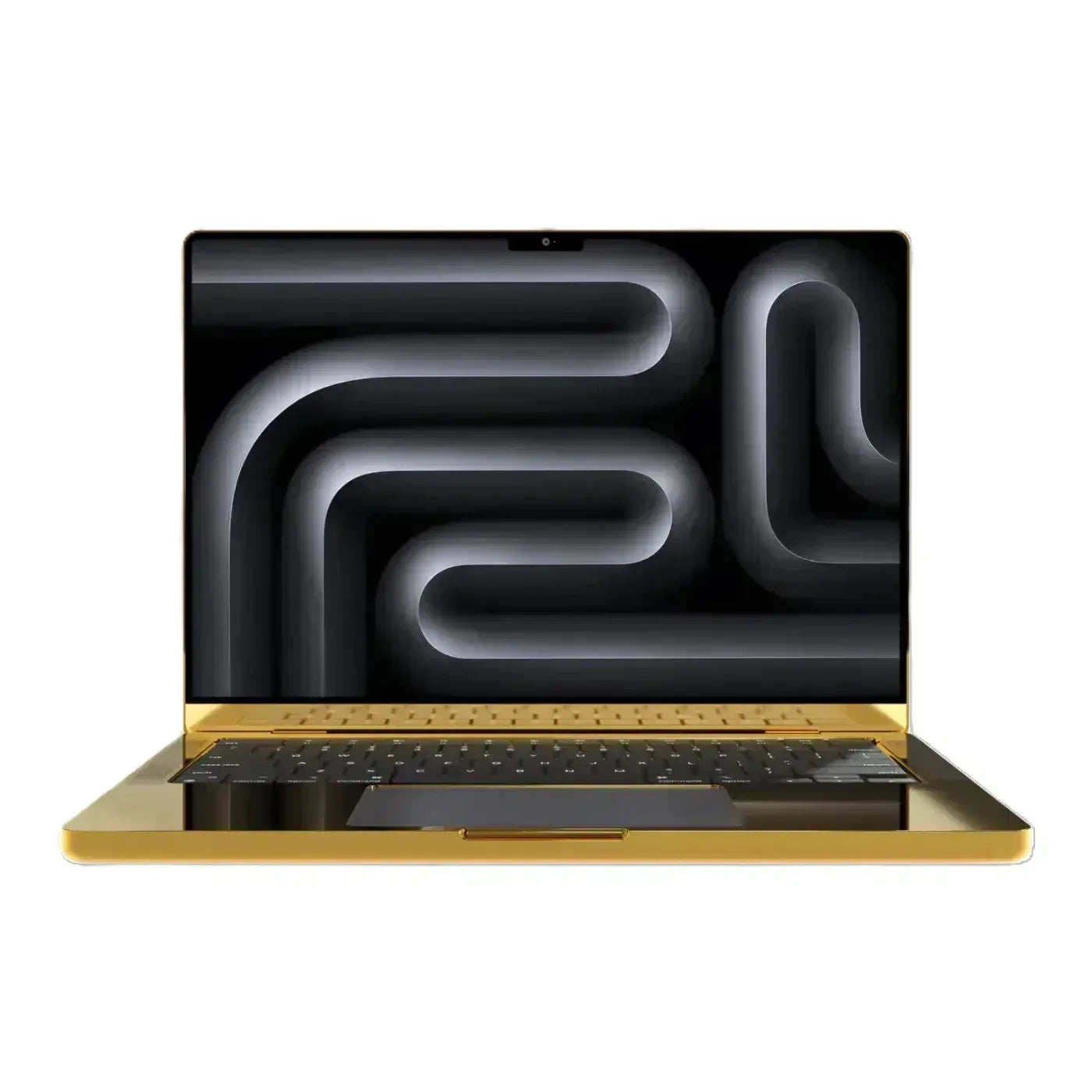 24k-Gold-MacBook-Pro-front - Taishina