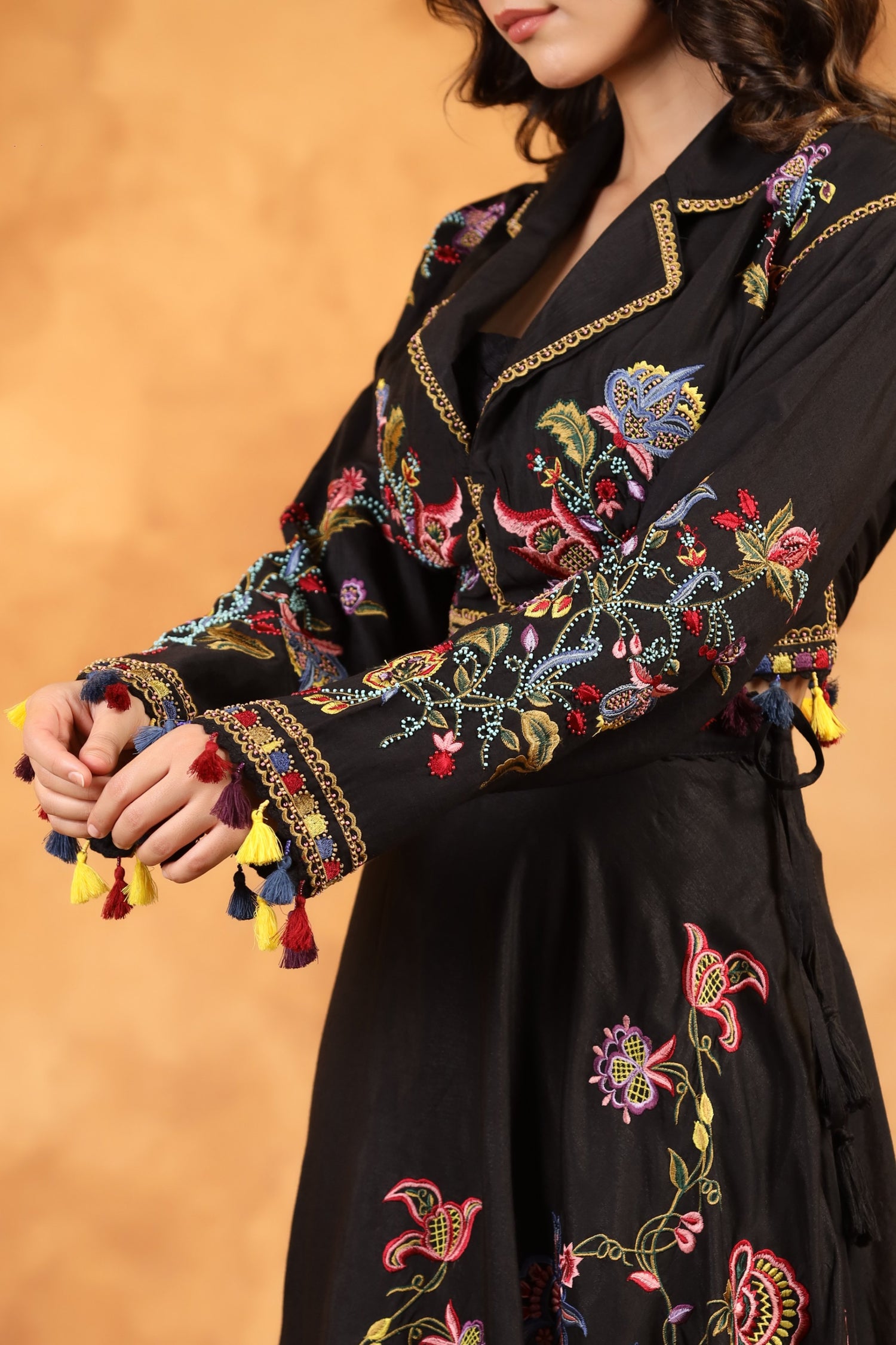 Noir Enchanté Embroidered Co-ord Set