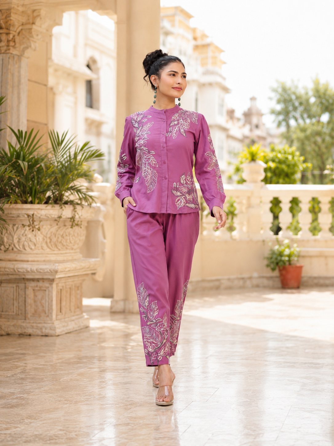 Pink Chroma Bloom Co-ord Set