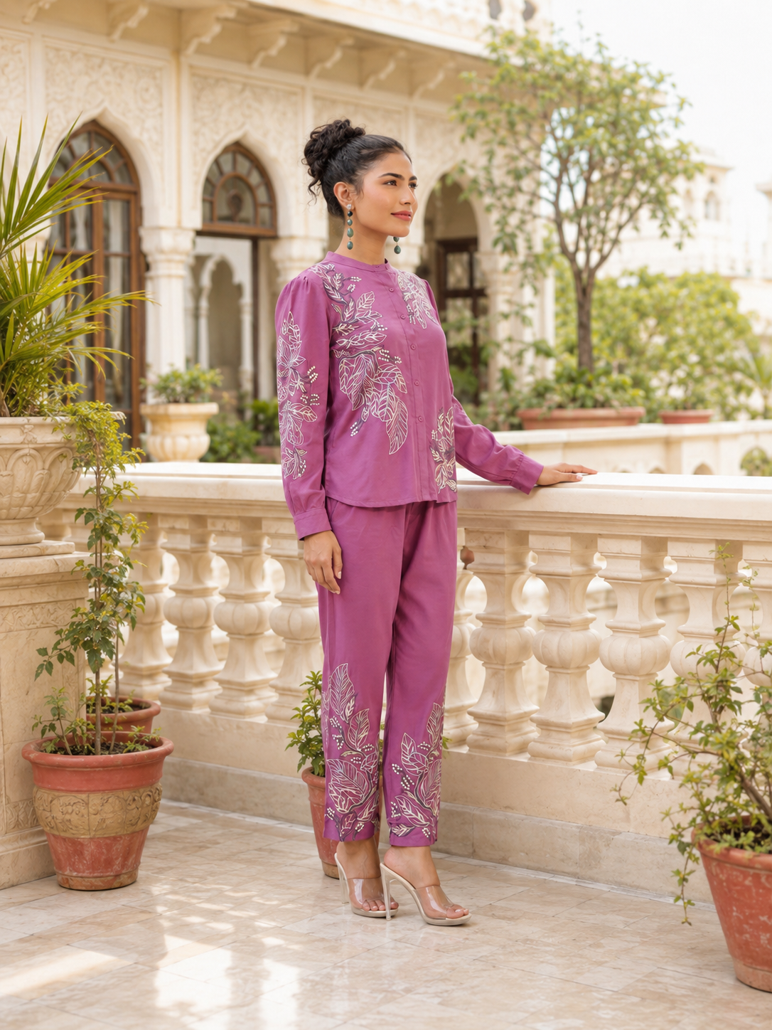 Pink Chroma Bloom Co-ord Set