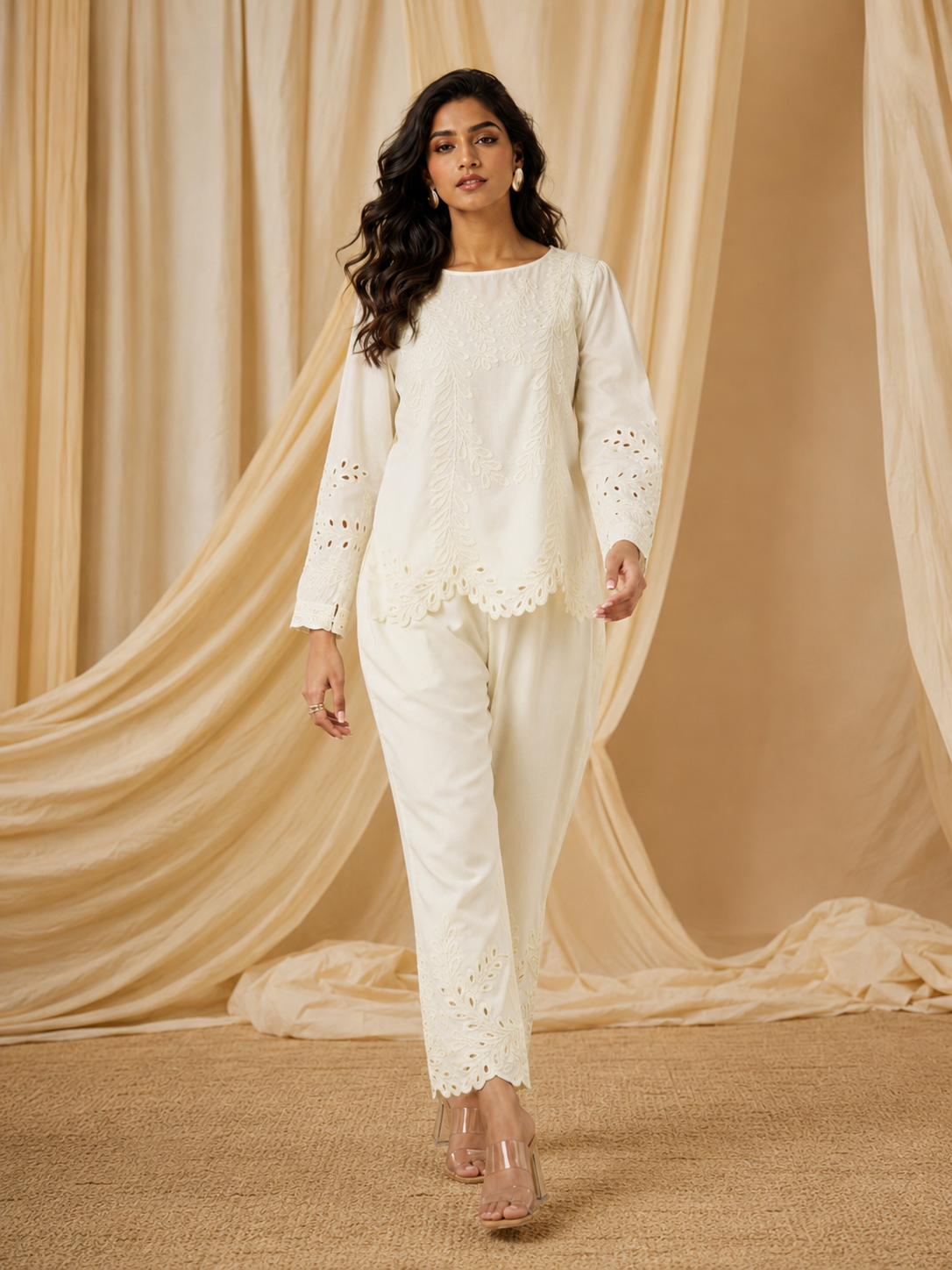 Classic Stitch Work Co-ord Set