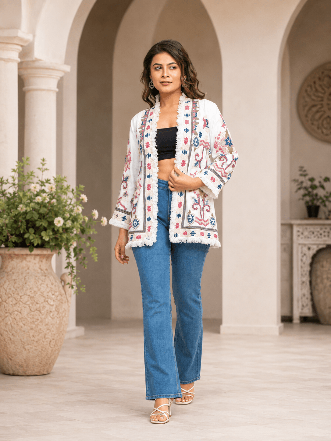 White Blossom Breeze Jacket
