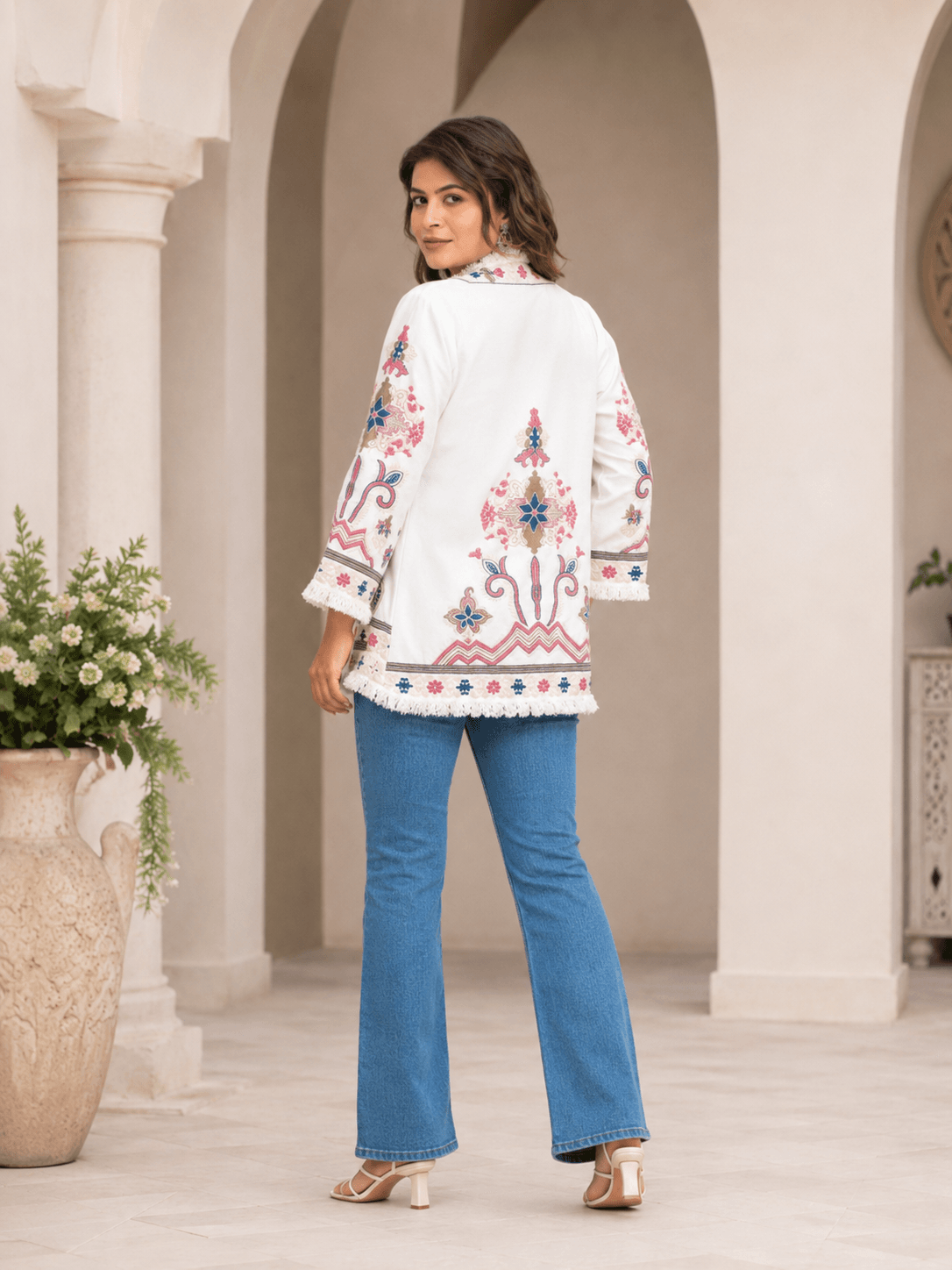 White Blossom Breeze Jacket