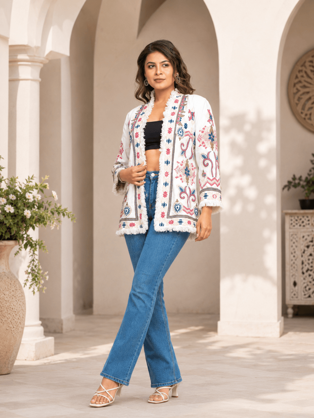 White Blossom Breeze Jacket