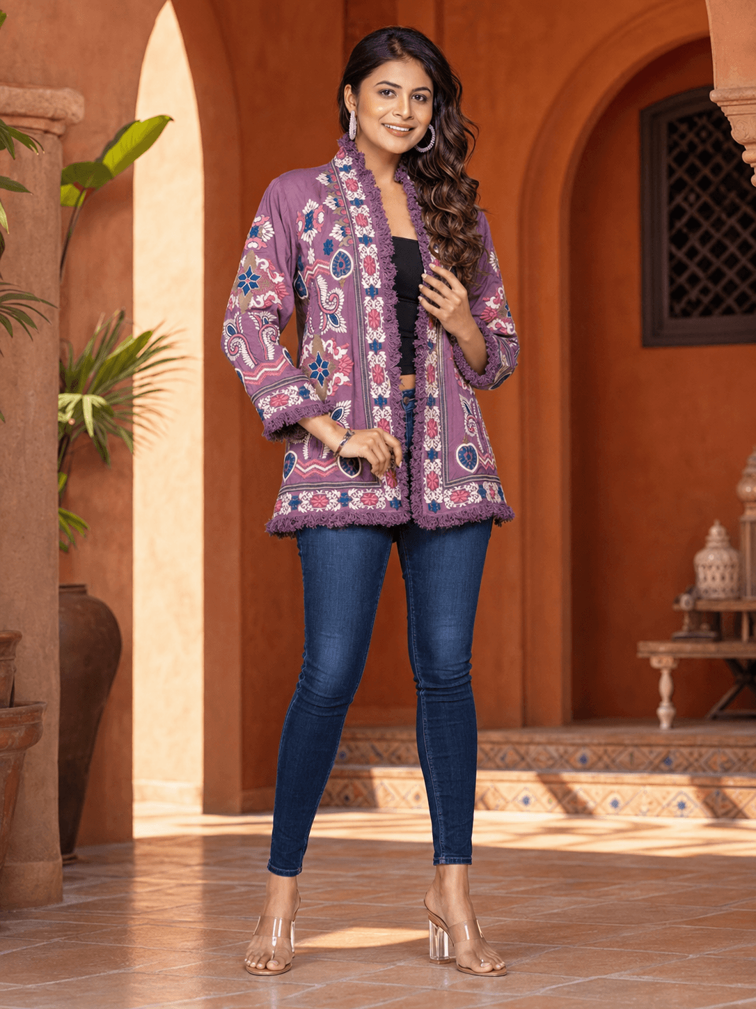 Purple Blossom Breeze Jacket