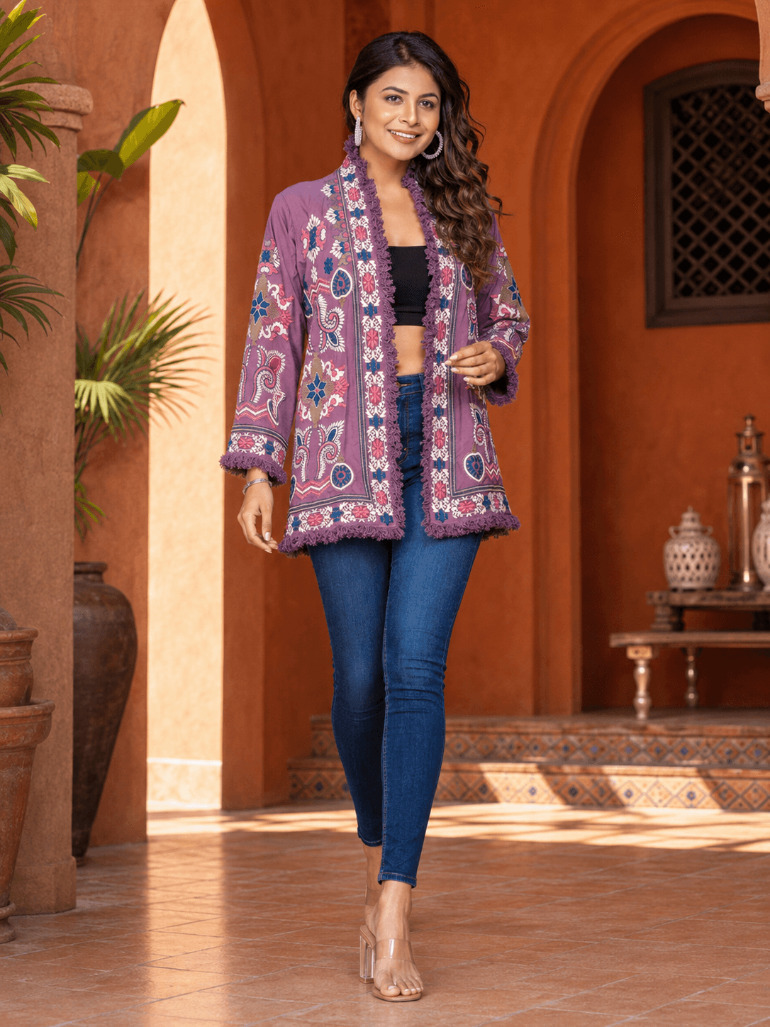 Purple Blossom Breeze Jacket