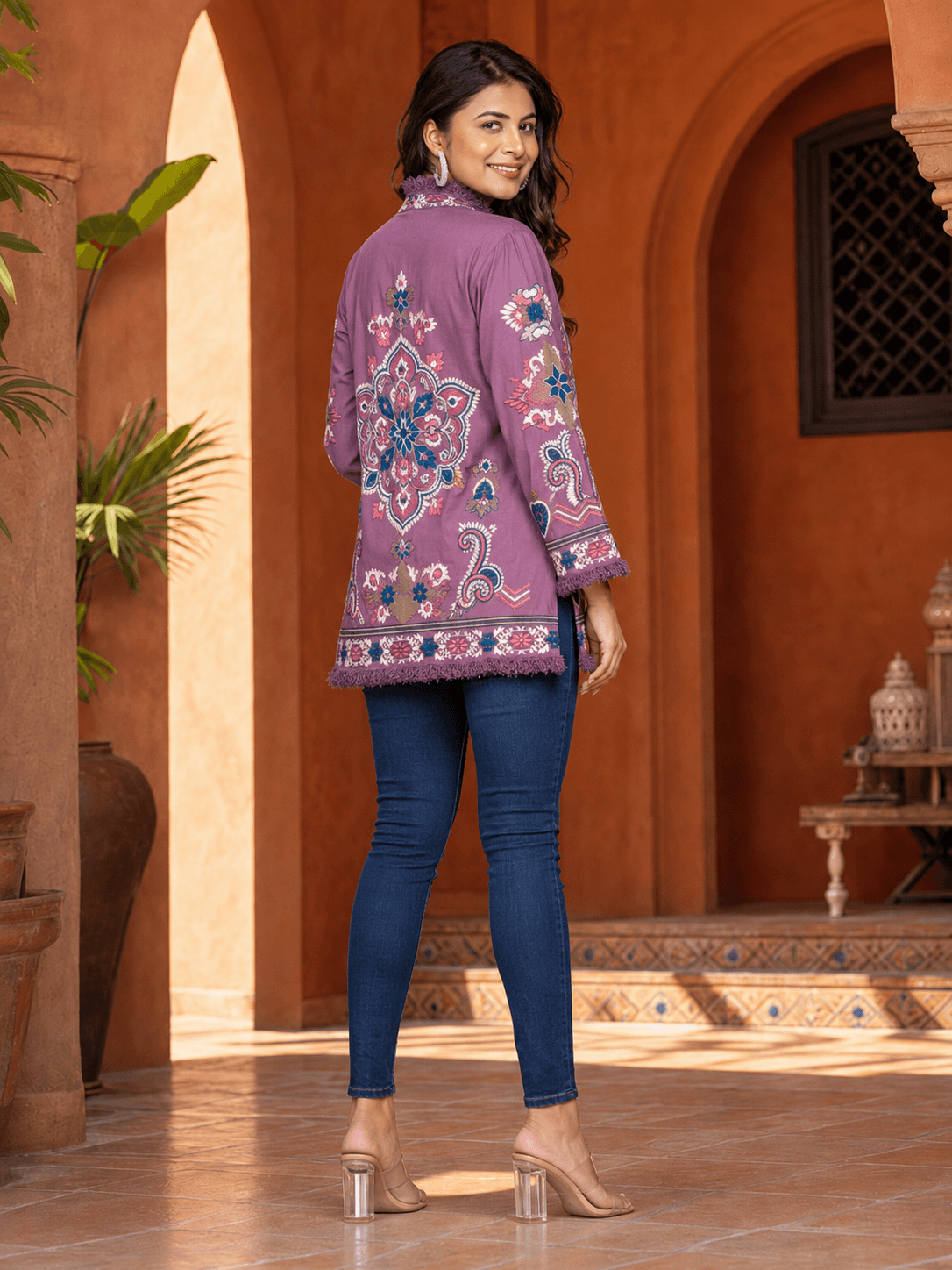 Purple Blossom Breeze Jacket