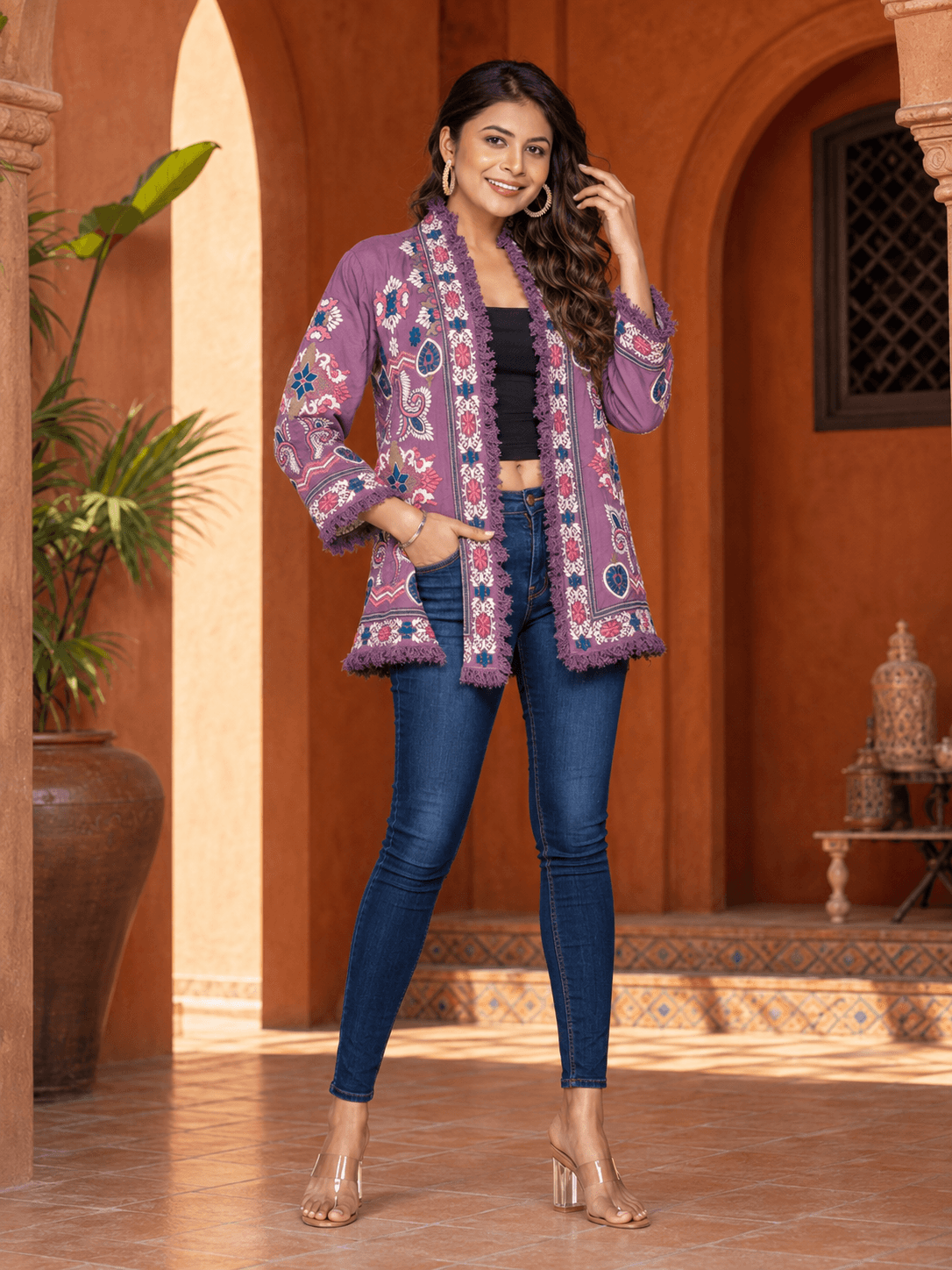 Purple Blossom Breeze Jacket