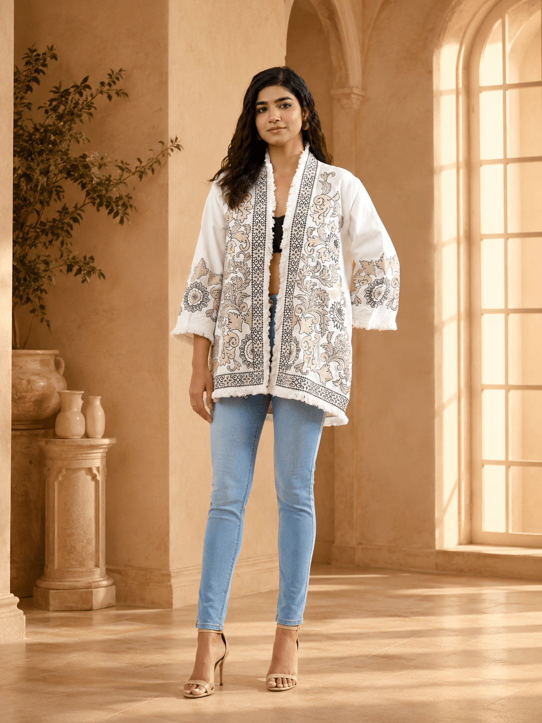 White Blossom Breeze Jacket