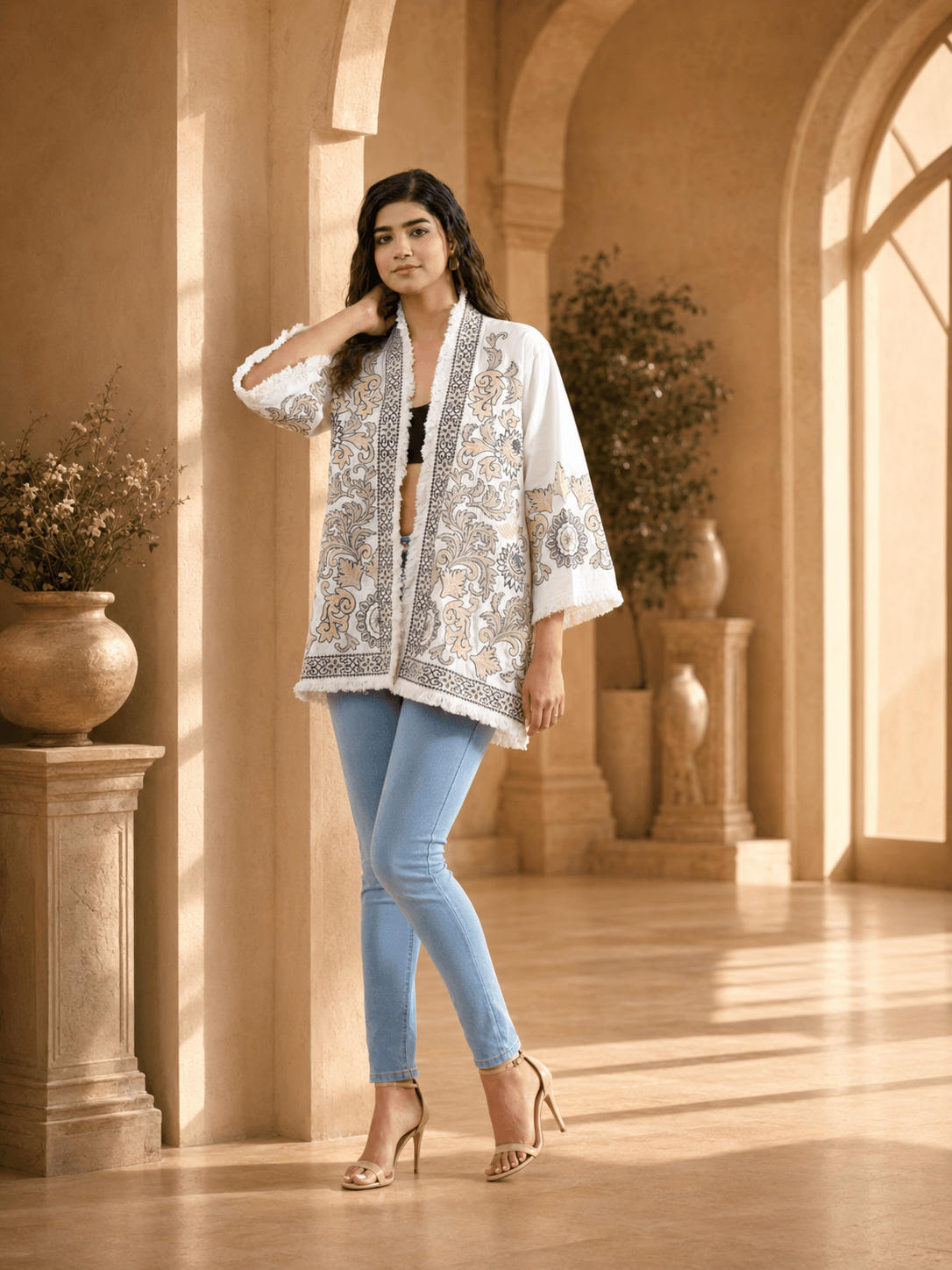 White Blossom Breeze Jacket