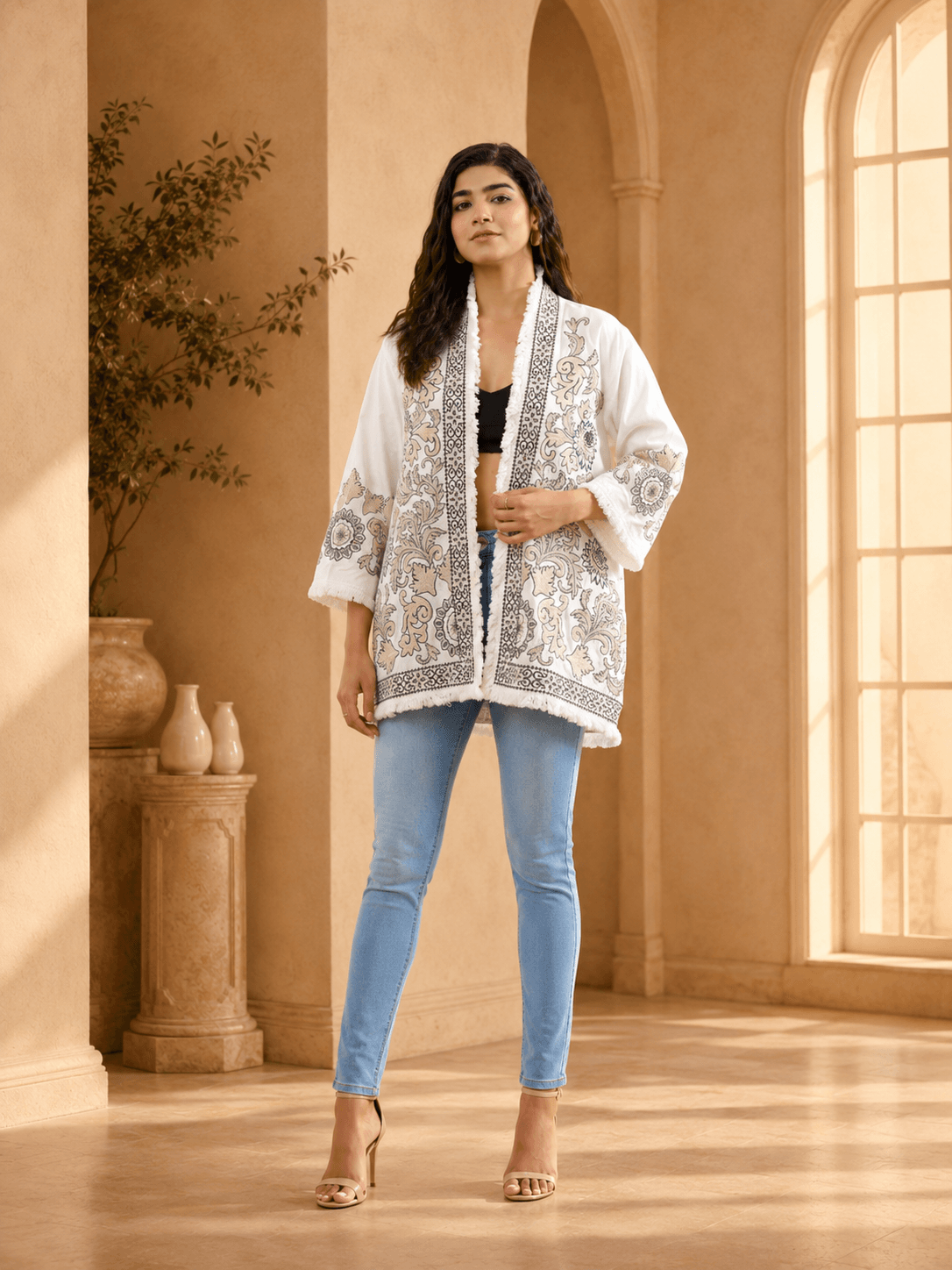 White Blossom Breeze Jacket