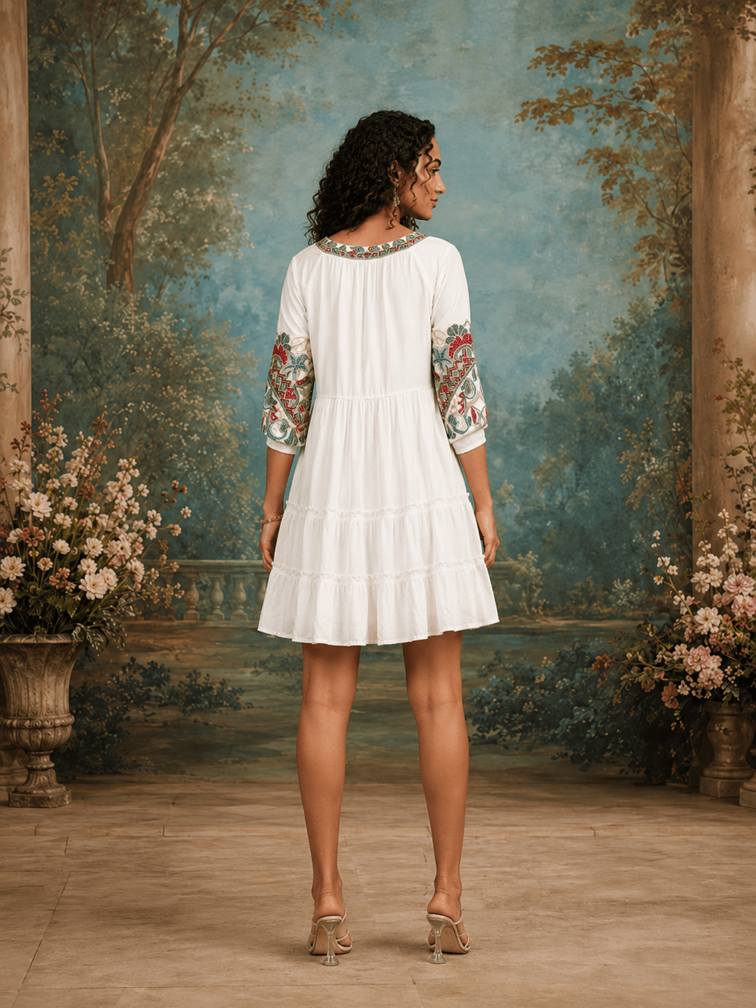 Soft Bloom One Piece(Above knee length)