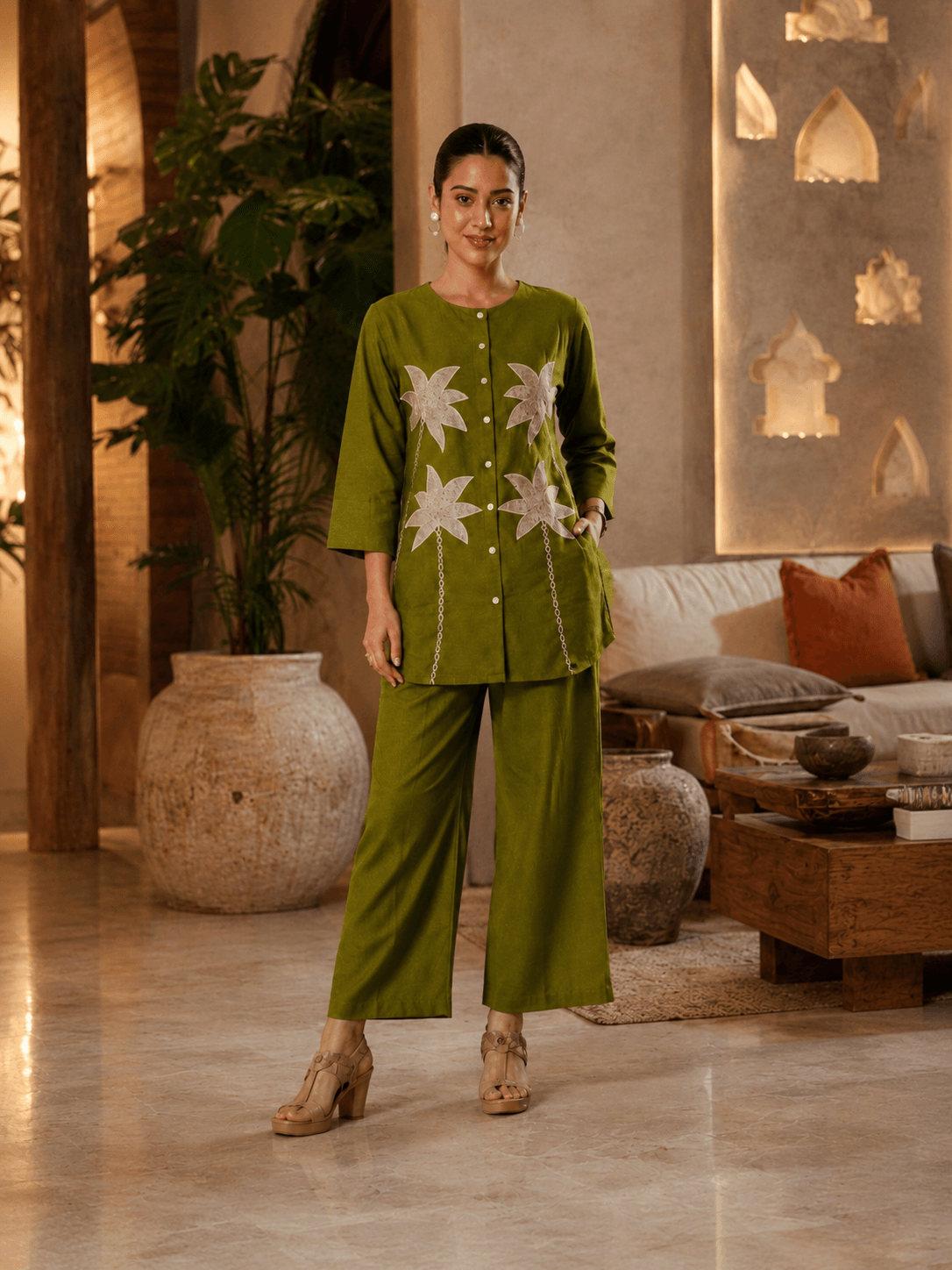 Olive Lily Co-Ord Set