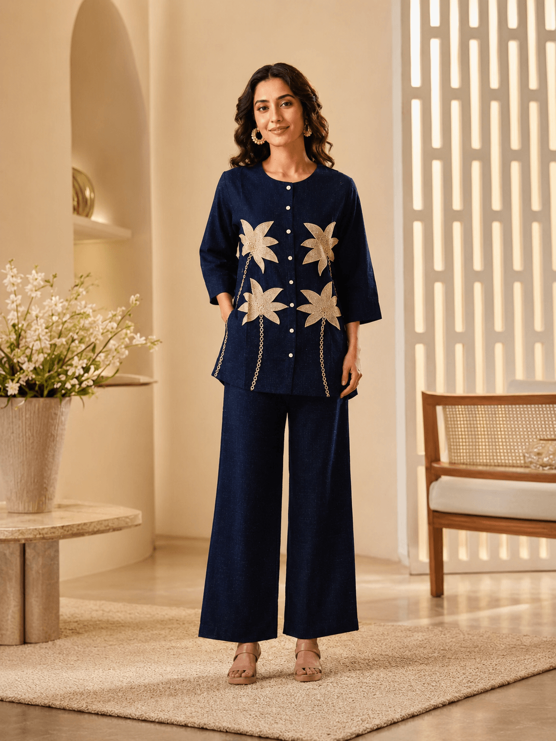 Midnight Lily Co-Ord Set