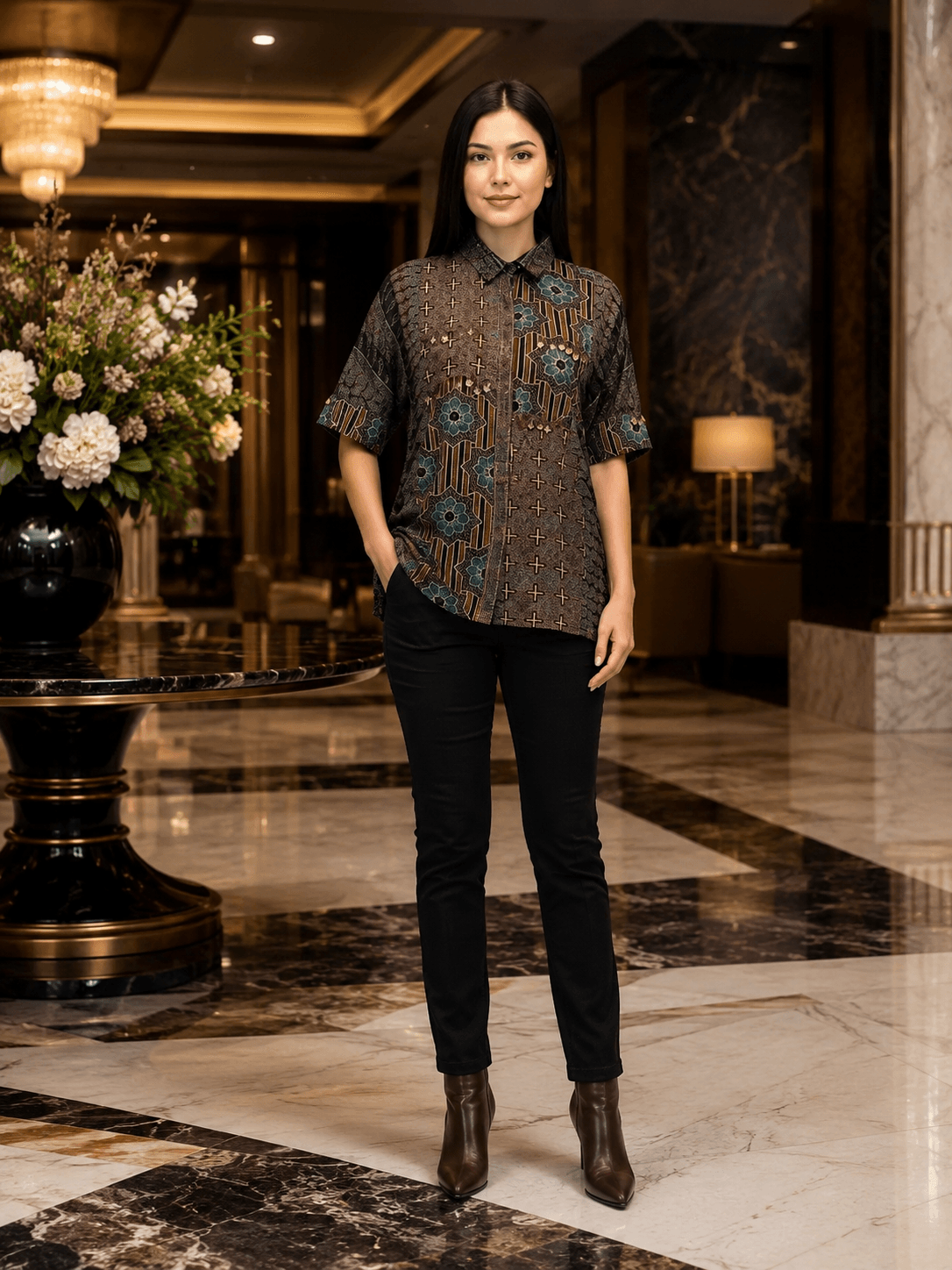 Rust Royale Printed Shirt