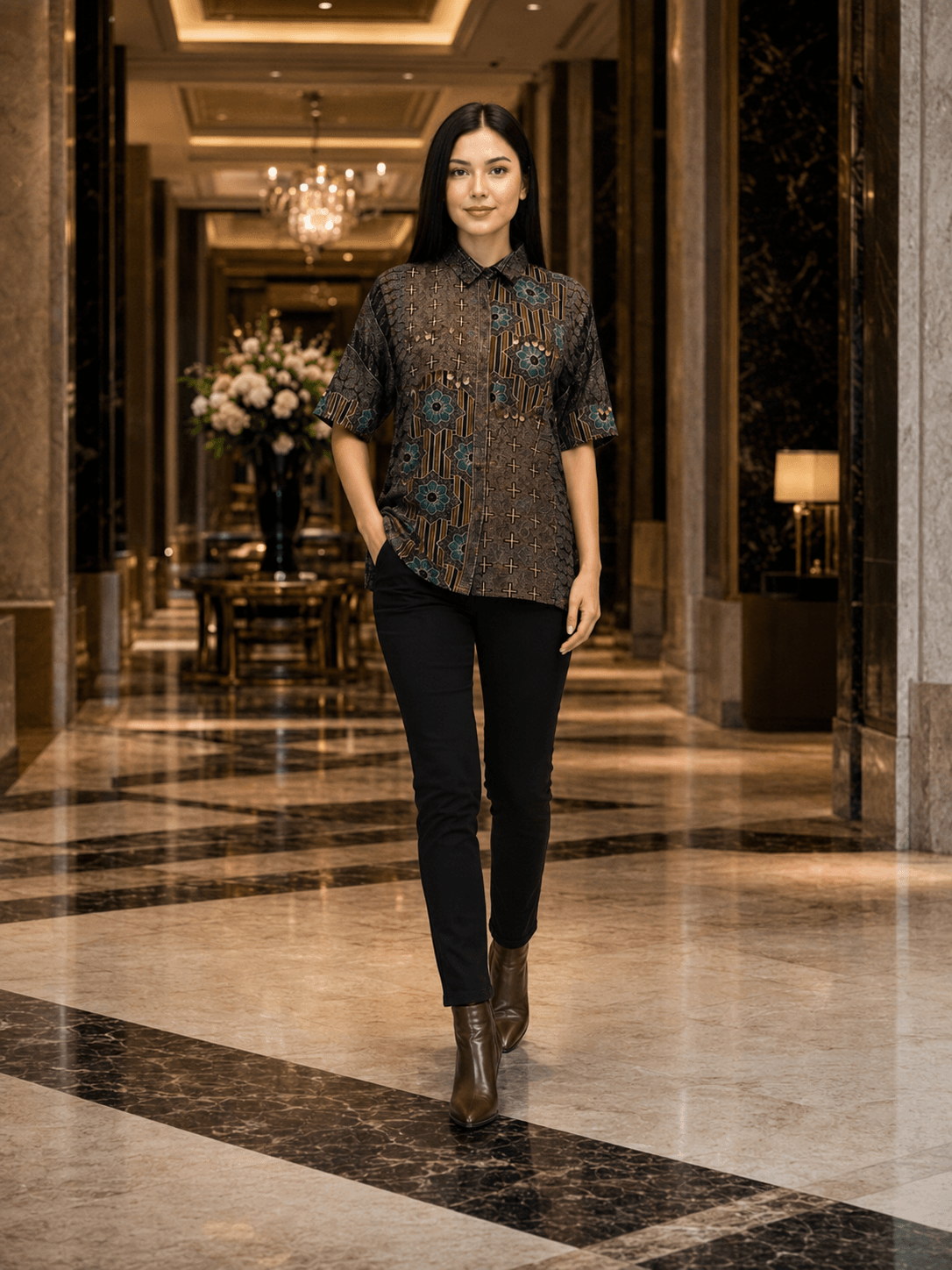 Rust Royale Printed Shirt