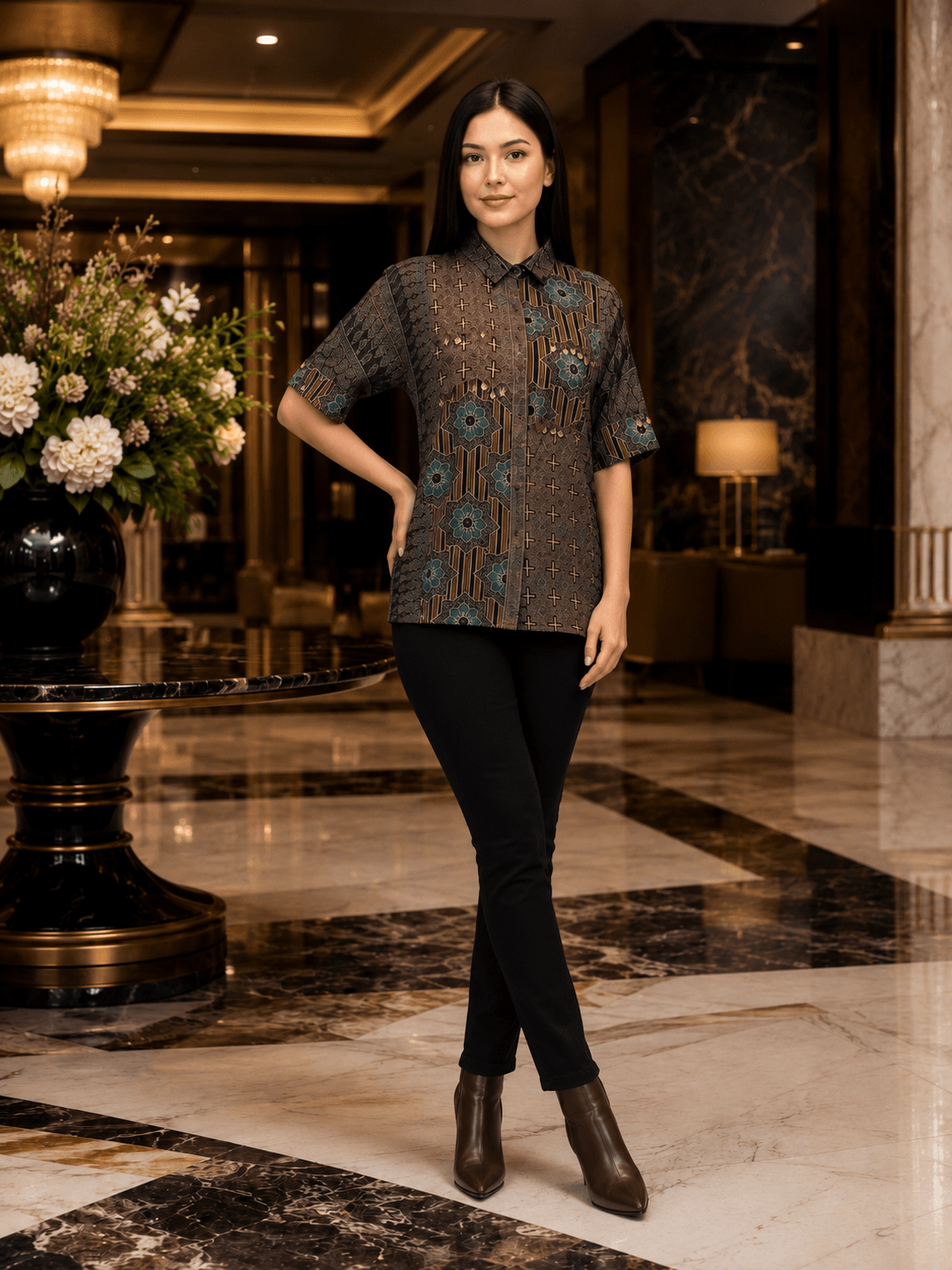 Rust Royale Printed Shirt