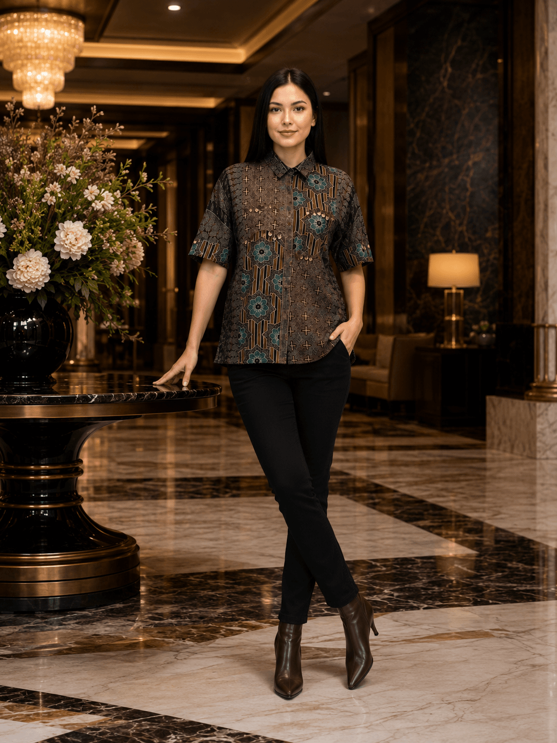 Rust Royale Printed Shirt