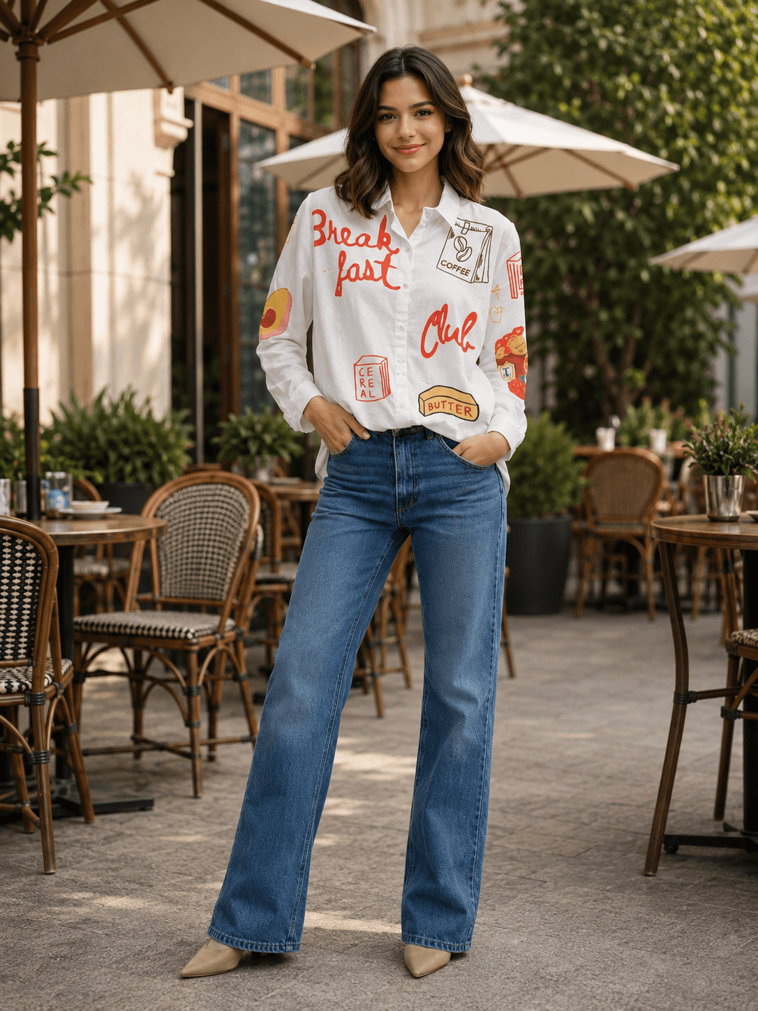 Urban Graphic Print Casual Shirt