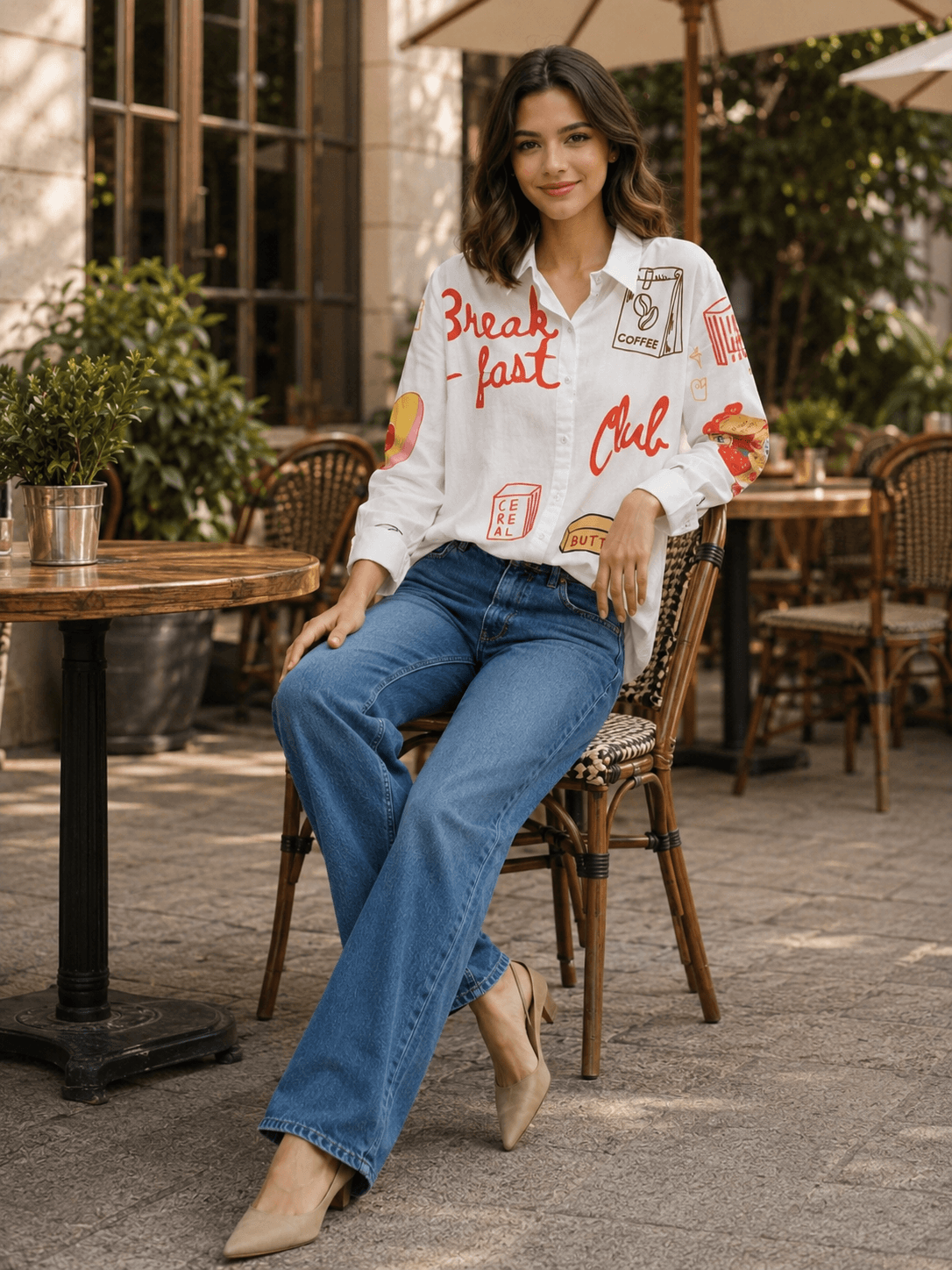 Urban Graphic Print Casual Shirt