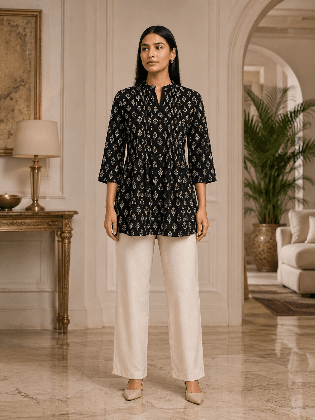 Noir Meadow Top
