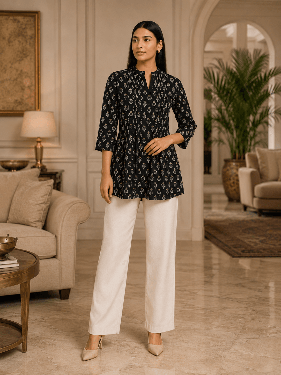 Noir Meadow Top