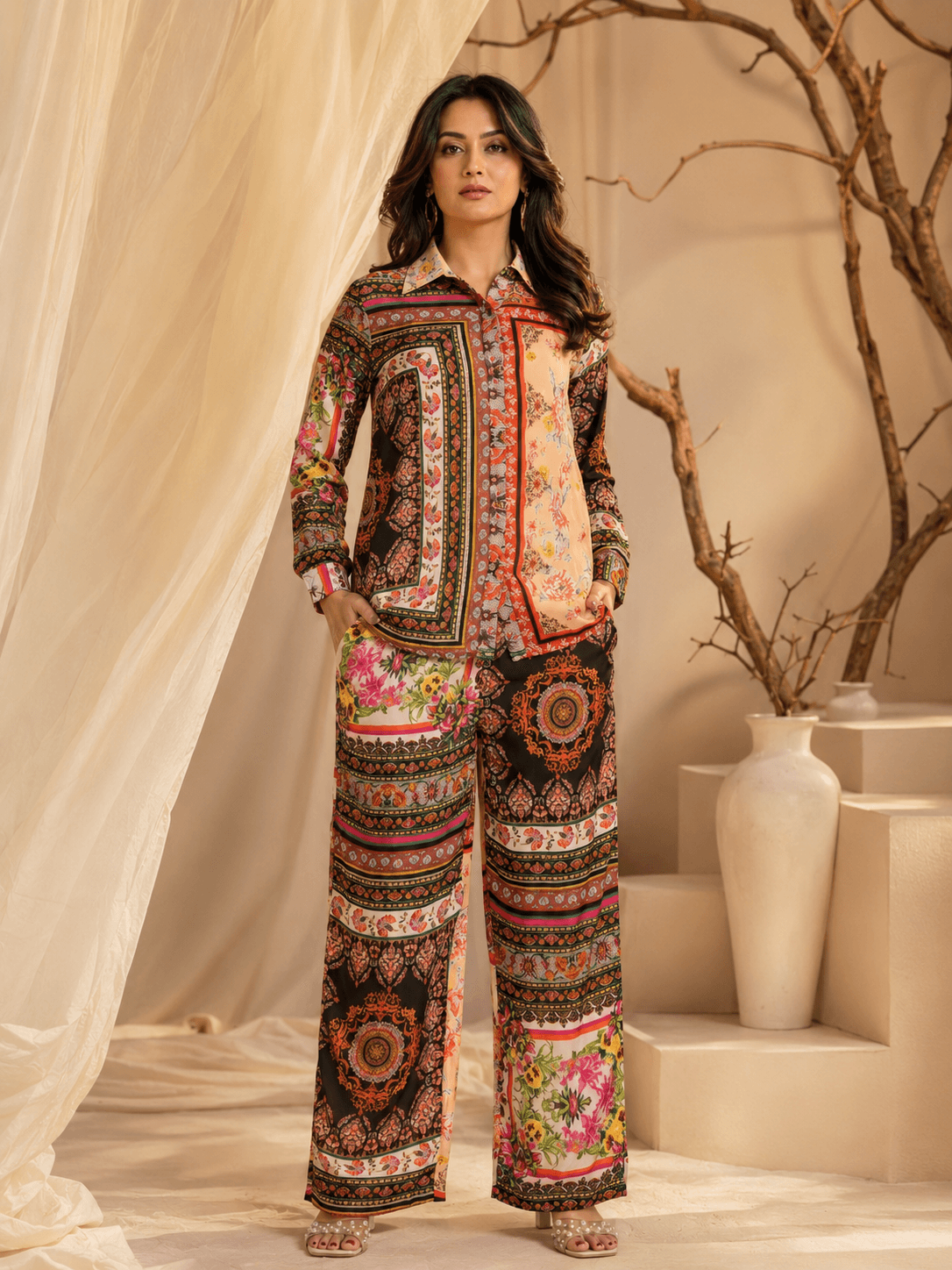 Bohemian Luxe Printed Co-Ord Set