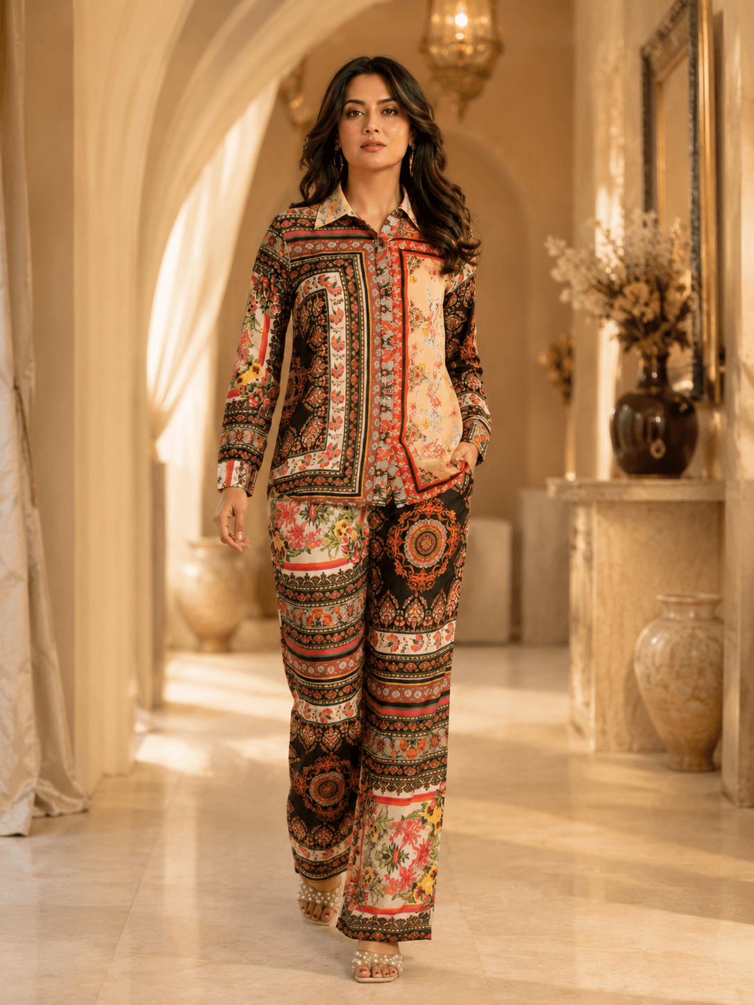 Bohemian Luxe Printed Co-Ord Set