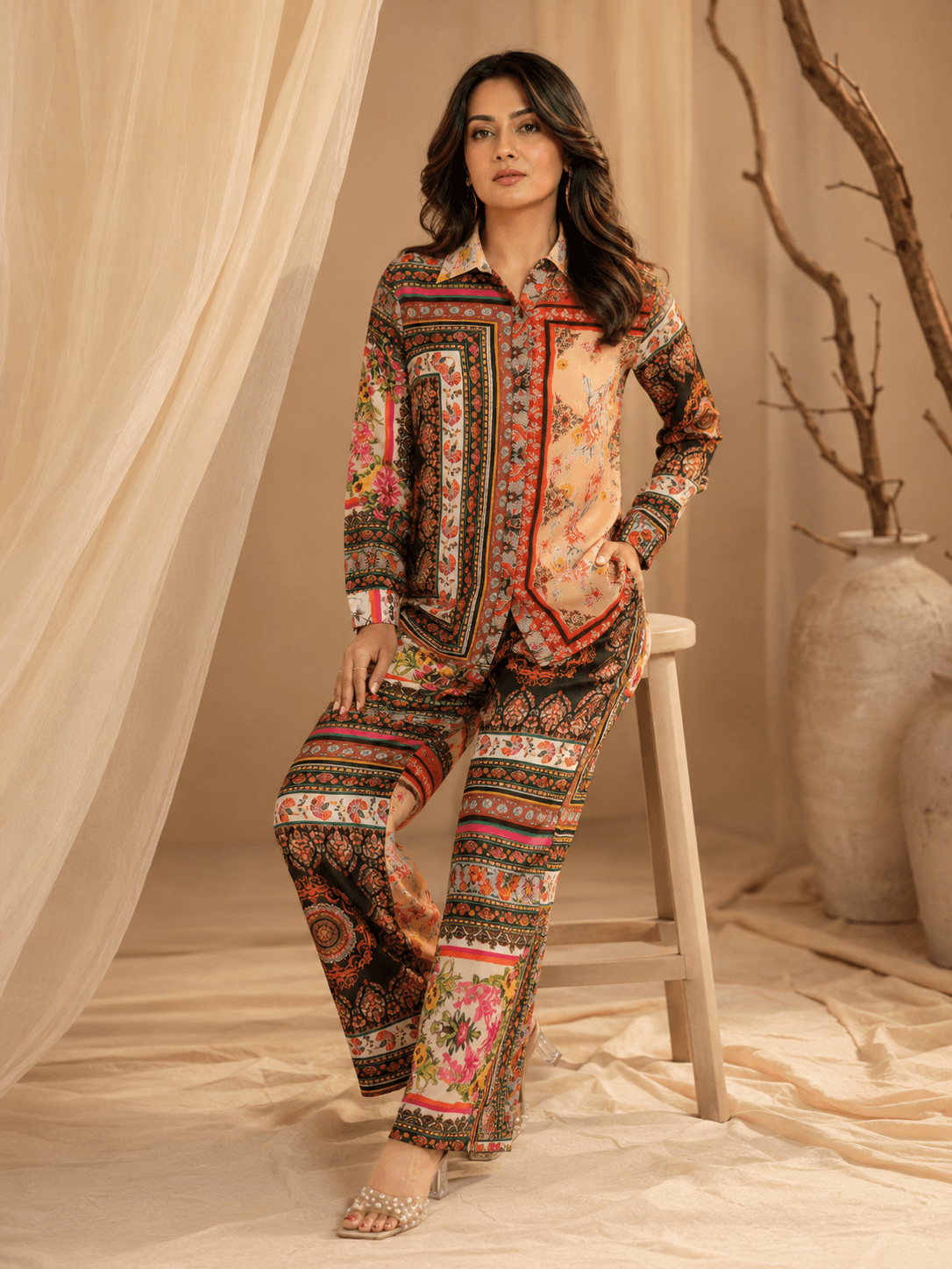 Bohemian Luxe Printed Co-Ord Set
