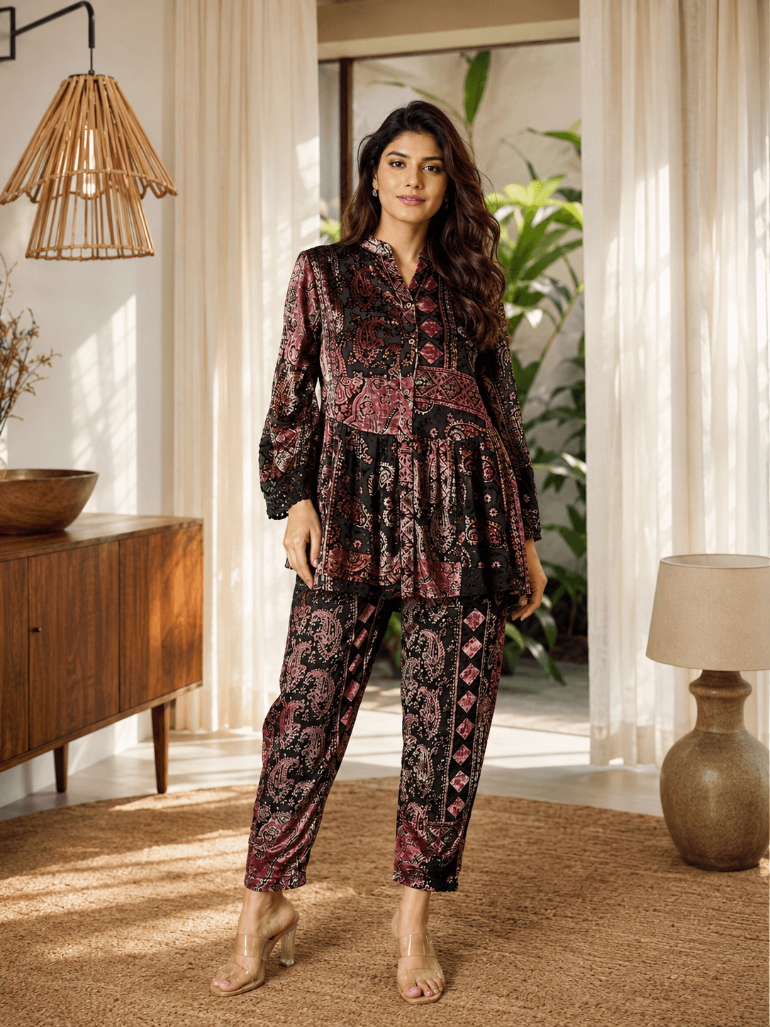 Printed Viscose Co-Ord Set