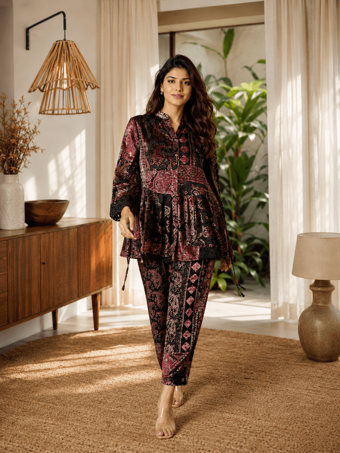 Printed Viscose Co-Ord Set