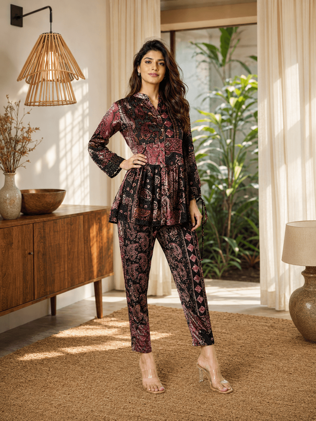 Printed Viscose Co-Ord Set