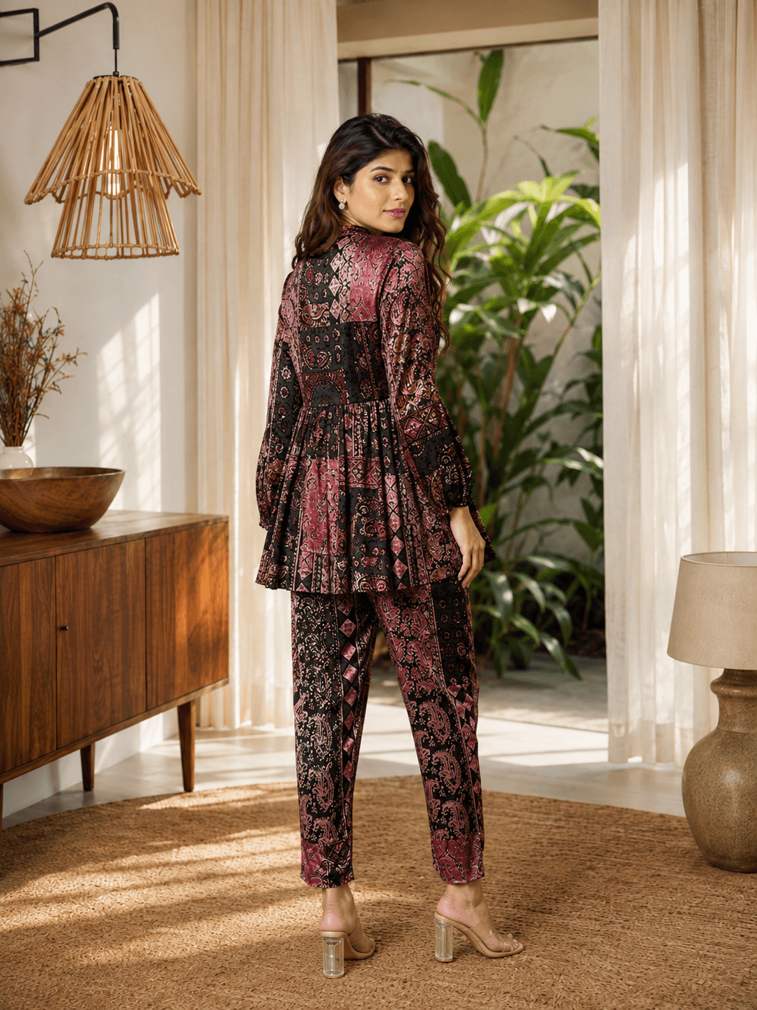 Printed Viscose Co-Ord Set