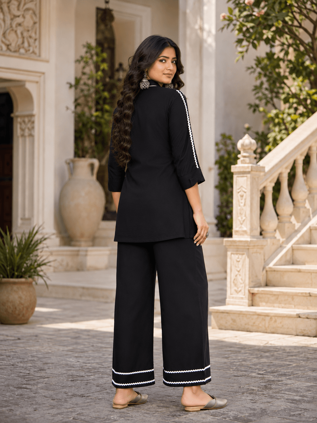 Midnight Bloom Co-ord Set