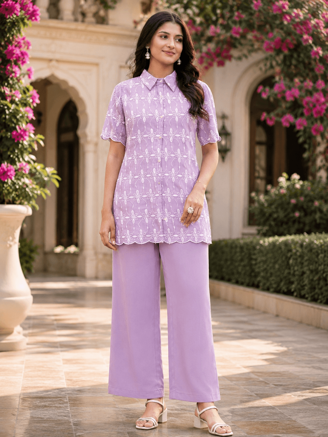Lavender Bloom Coord Set