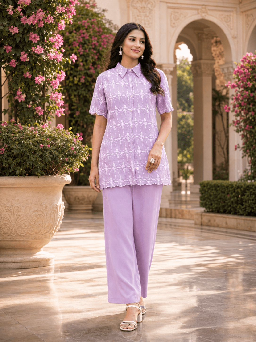 Lavender Bloom Coord Set