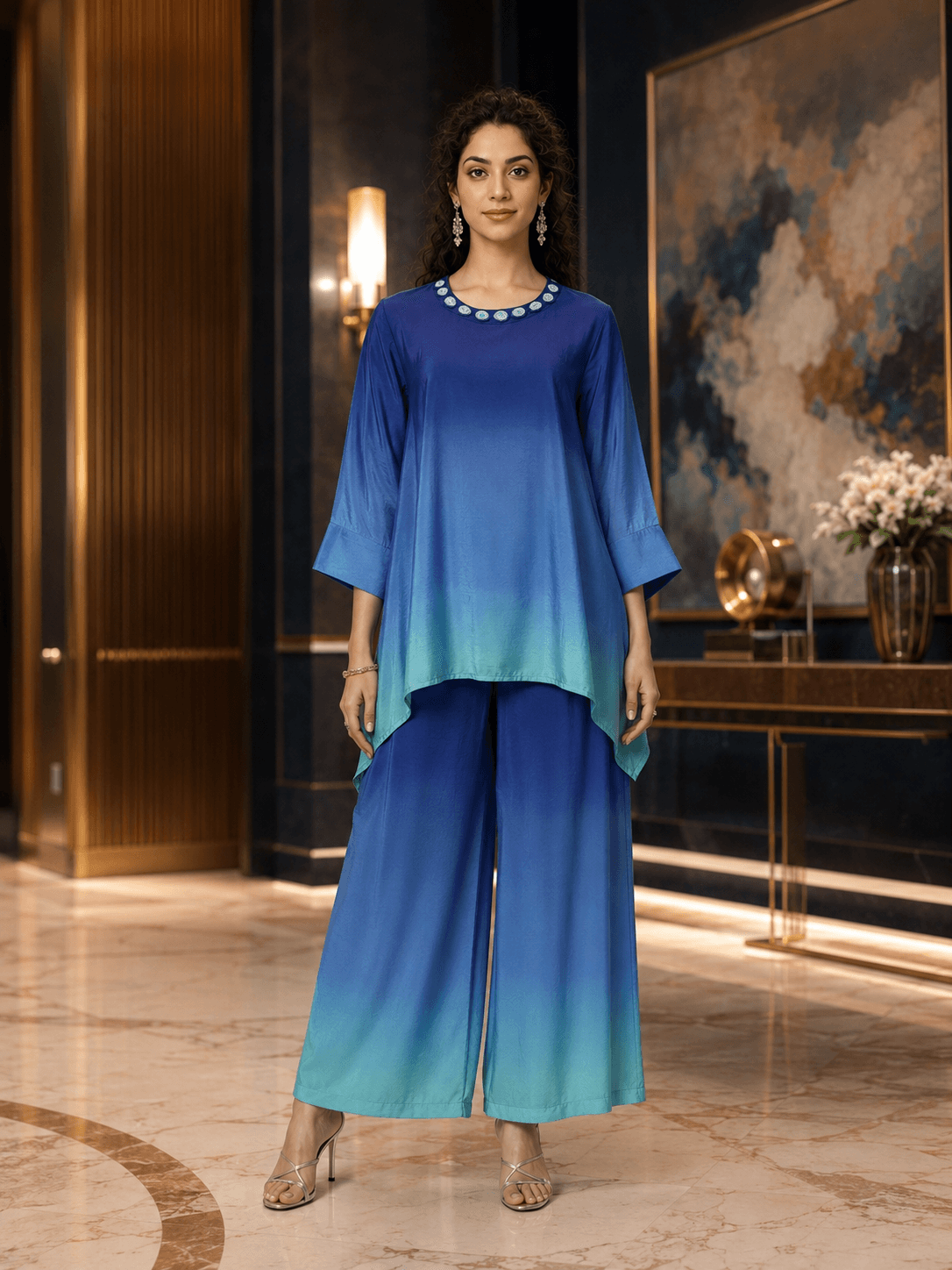 Ombre Viscose Co-Ord Set