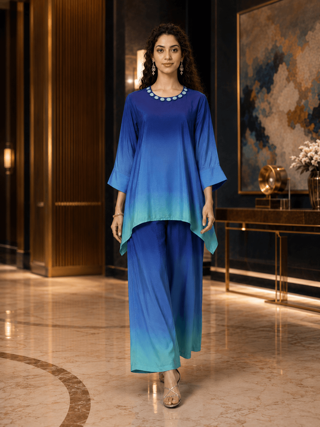 Ombre Viscose Co-Ord Set