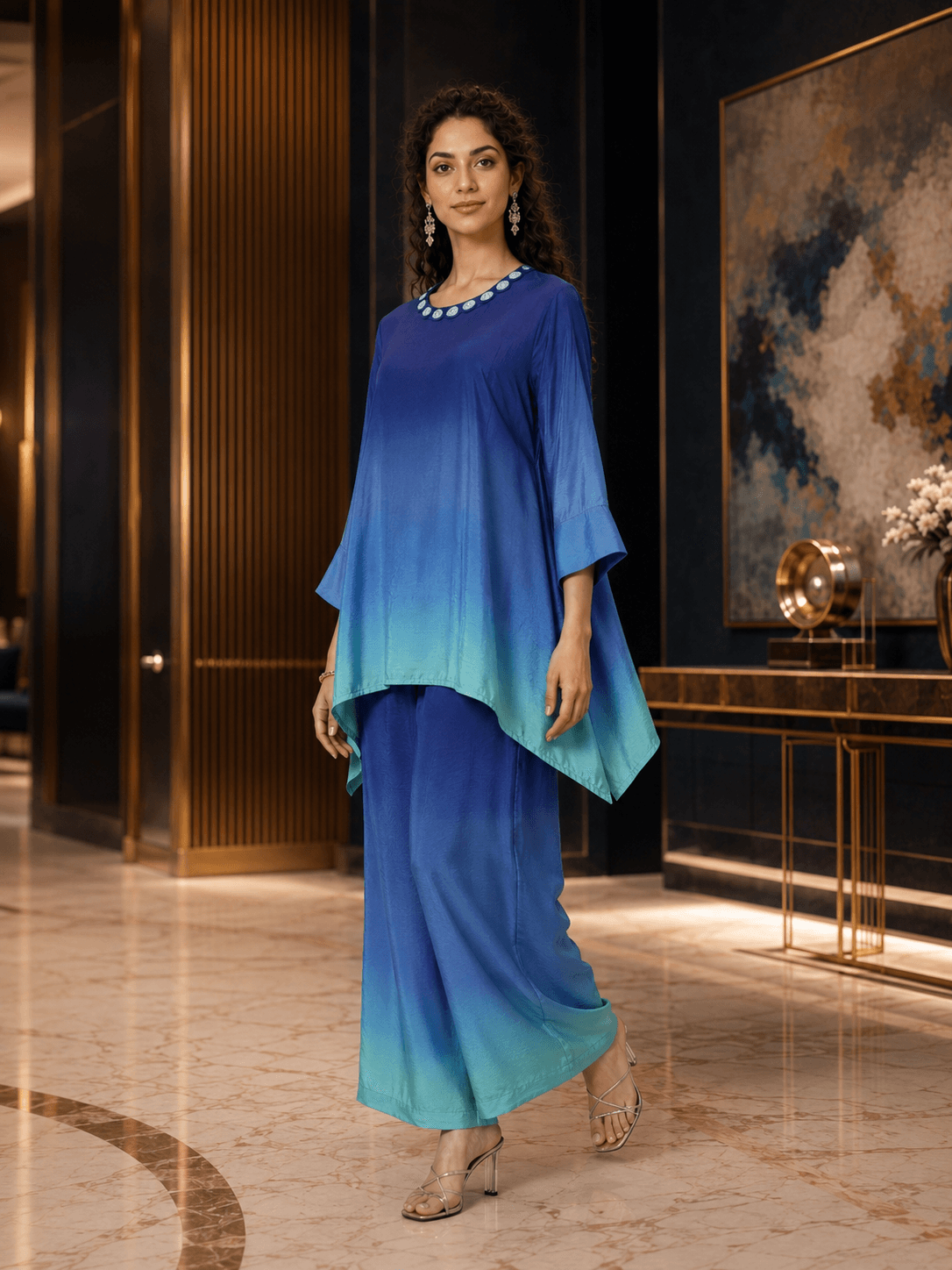 Ombre Viscose Co-Ord Set