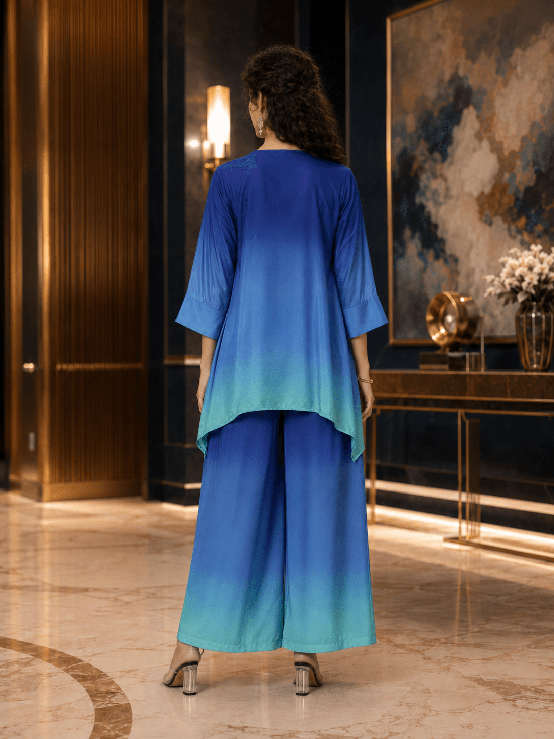 Ombre Viscose Co-Ord Set