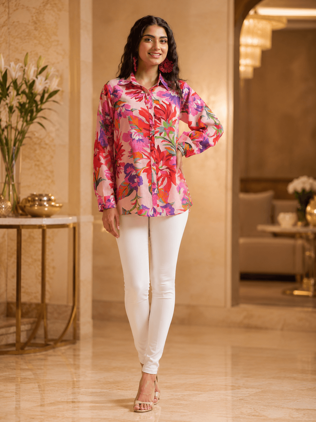 Pink Blush Bloom Shirt
