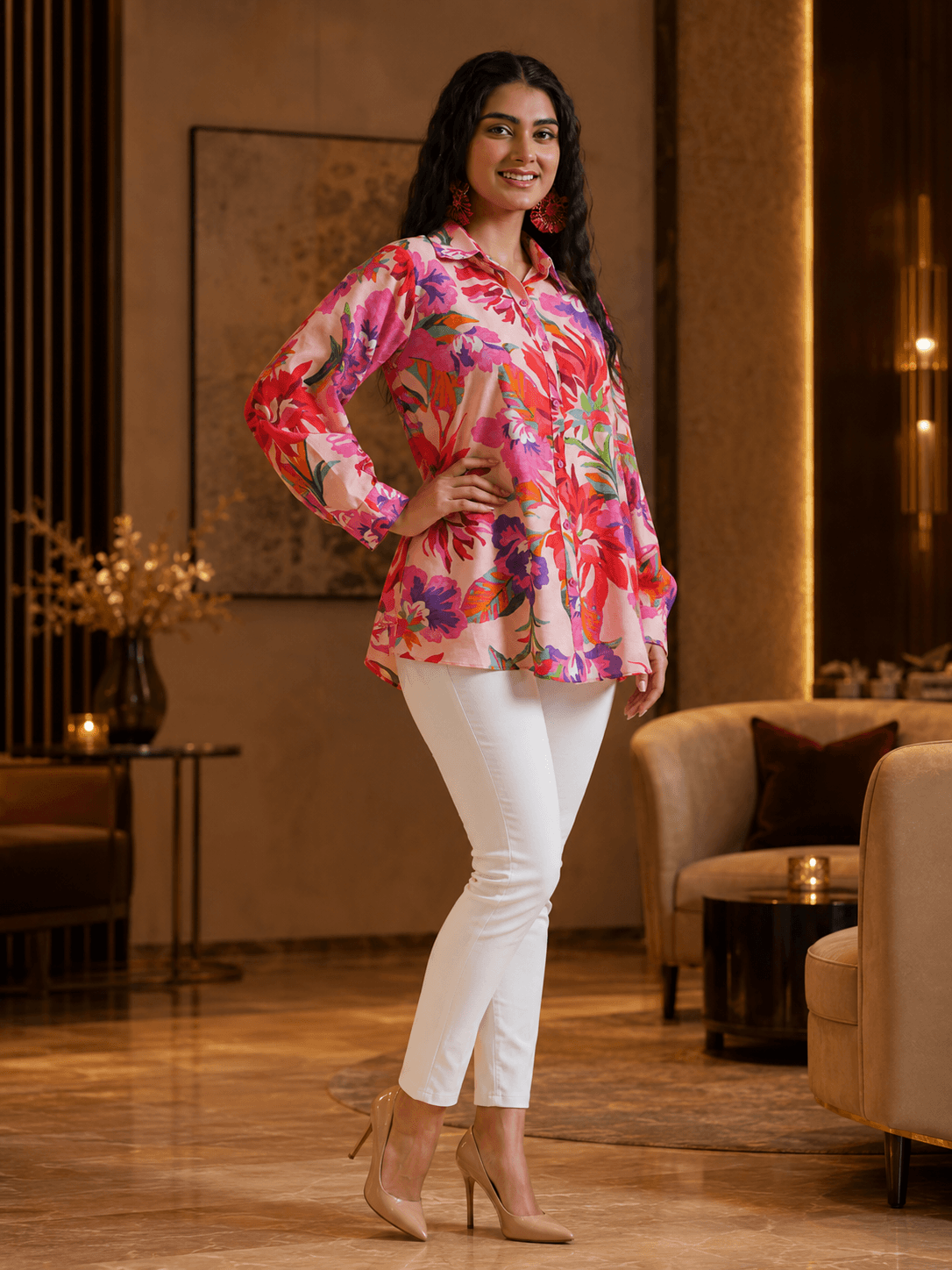 Pink Blush Bloom Shirt