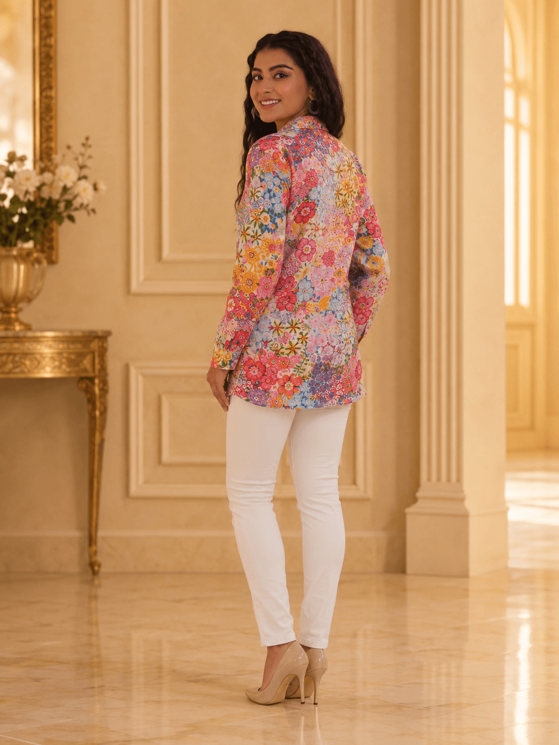 BloomBurst Pastel Floral Shirt