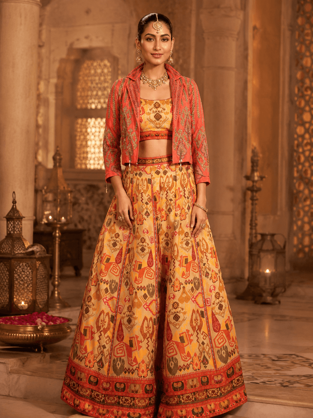Saffron Spice Palazzo Set