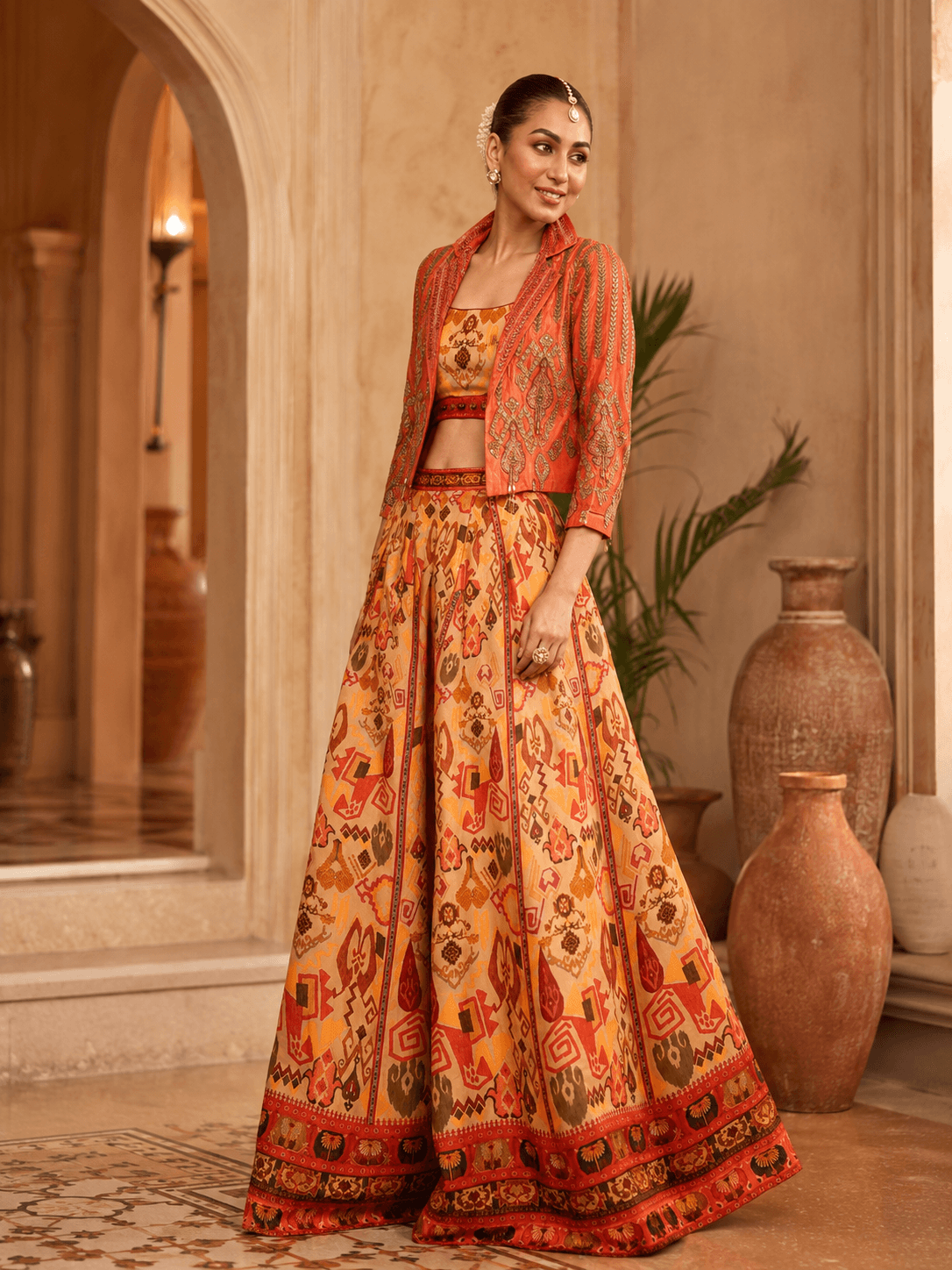Saffron Spice Palazzo Set