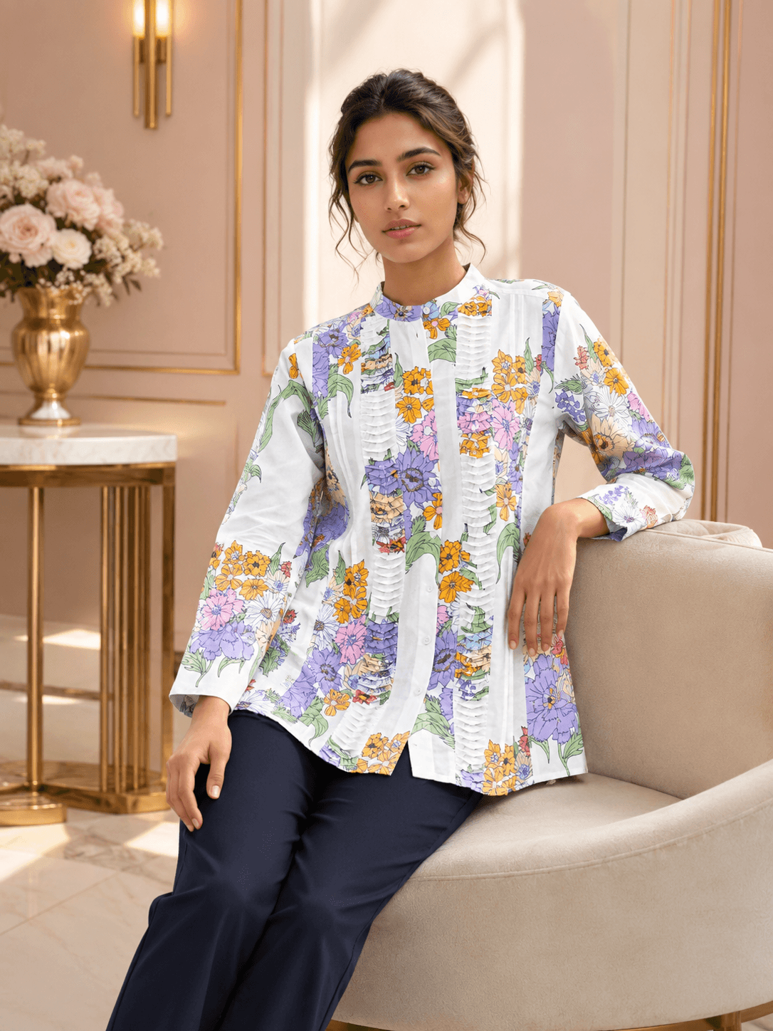 Floral Printed Shirt